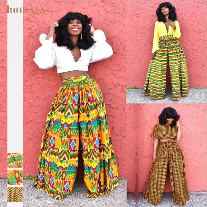 african print bell bottoms