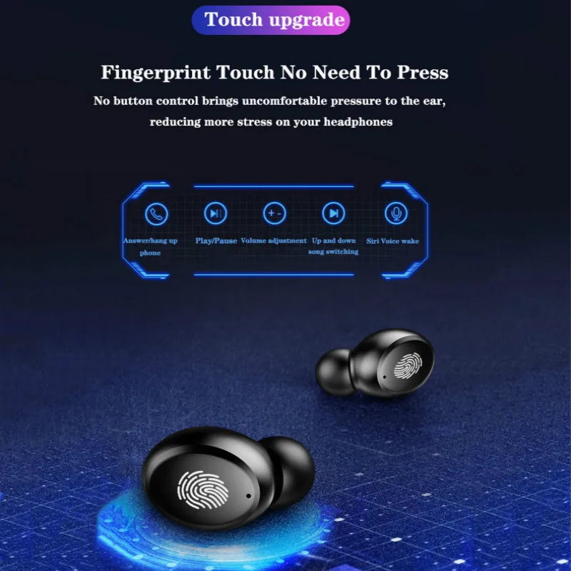 Bluetooth V5.0 наушники беспроводные наушники стерео Спортивные Беспроводные наушники-вкладыши гарнитура 4000 мАч Мощность для iPhone Xiaomi