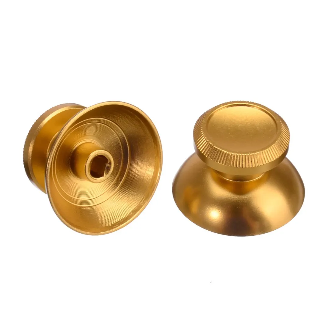1 Set Alloy Metal Bullet Buttons Thumbsticks Cap Kit For PS4 Controller Gamepad Controller