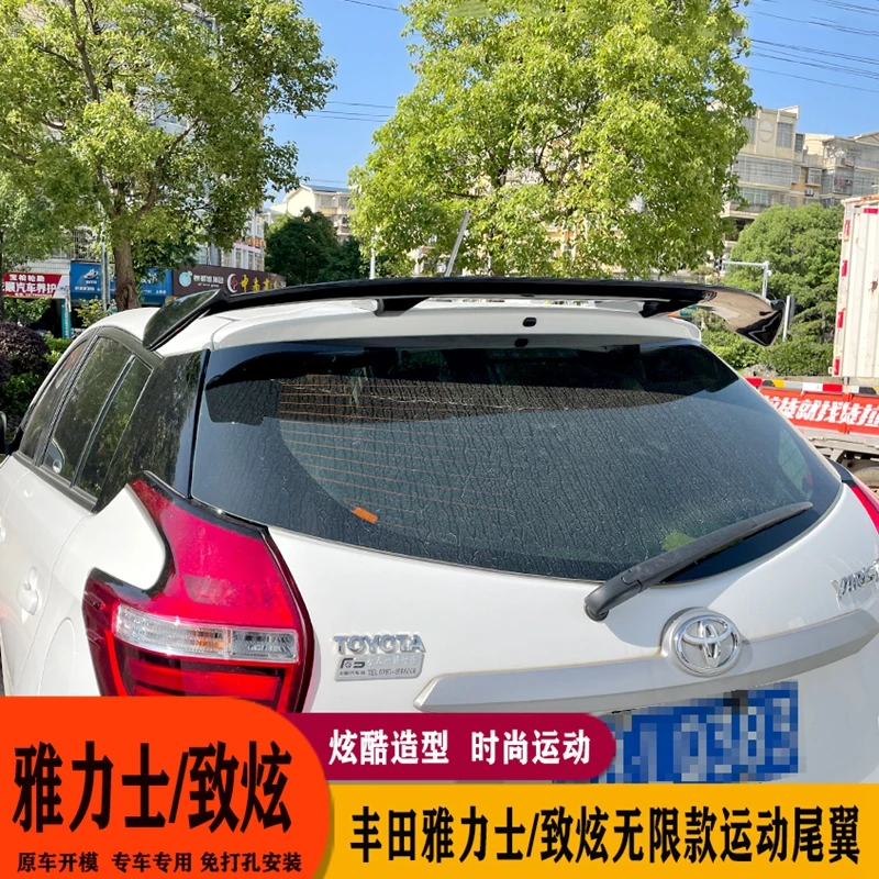 Высококачественный задний спойлер Неокрашенный из АБС-пластика для Toyota Yaris 2014-2021