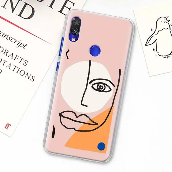 Смешное Лицо абстрактное искусство живопись Матисс чехол для телефона для Redmi Note 5 6 7 8 Pro 8T S2 GO Redmi 7 7A 8A K20 Pro 6 6A 5 Plus жесткий C - Цвет: H02