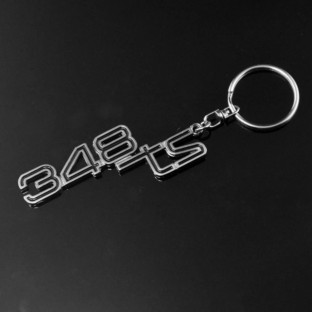 348ts автомобильный брелок с логотипом, кольца для Ferrari 348TS, универсальный брелок с пауком, brelok, автомобильный Стайлинг, нержавеющая сталь, авто интерьер