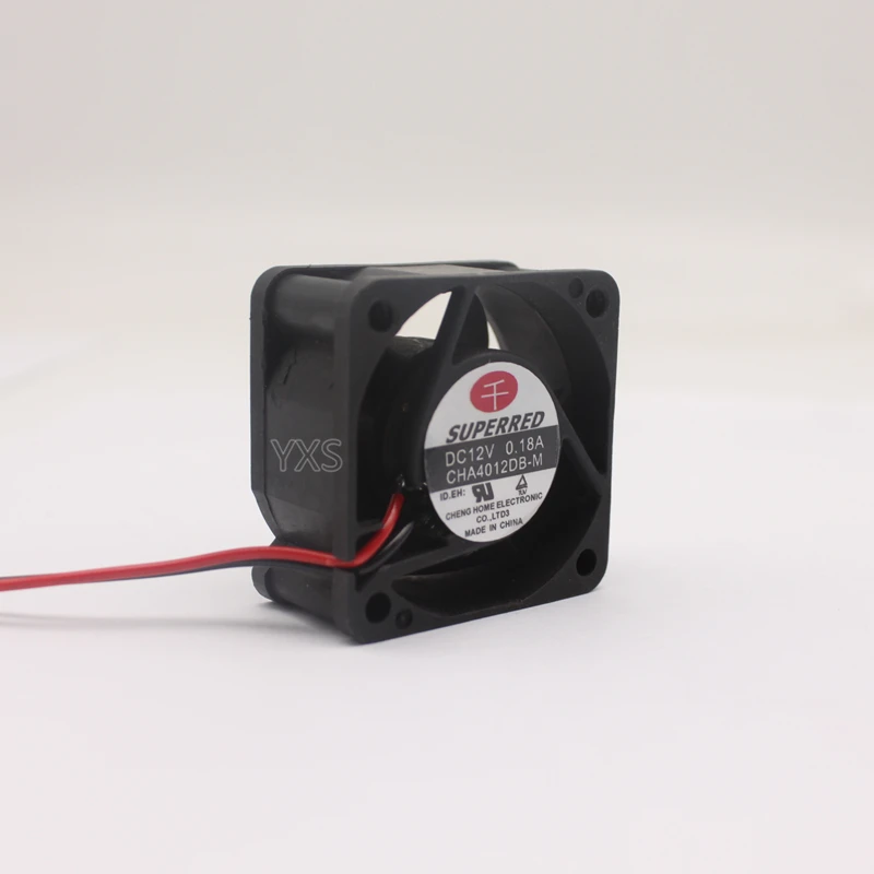 CHA4012DB-M DC 12V 0.18A 4 см 4020 40*40*20 мм 2 провода Вентилятор охлаждения