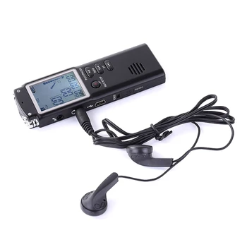 

Digital Voice Recorder 8GB 1536kbps USB Sound Voice WAV MP3 Music Player D08A