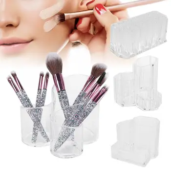 

Nail Chart Acrylic Cosmetic Brush Holder Empty Eyebrow Pencil Nail Art Pen Storage Box Display Rack Nail Display