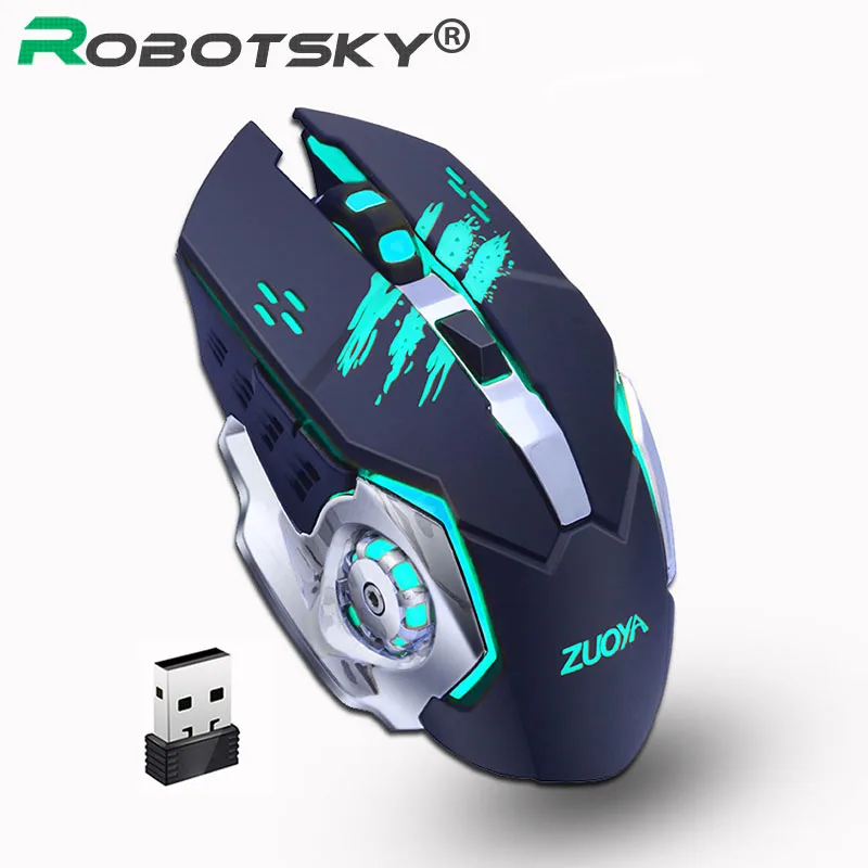 Беспроводная игровая мышь MMR4 2 4 ГГц 1600DPI профессиональная перезаряжаемая USB