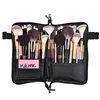 Artist Professional Makeup Brush Waist Bag Large Capacity PU Cosmetic Pack Portable Multi Pockets Bag with Belt Strap 3