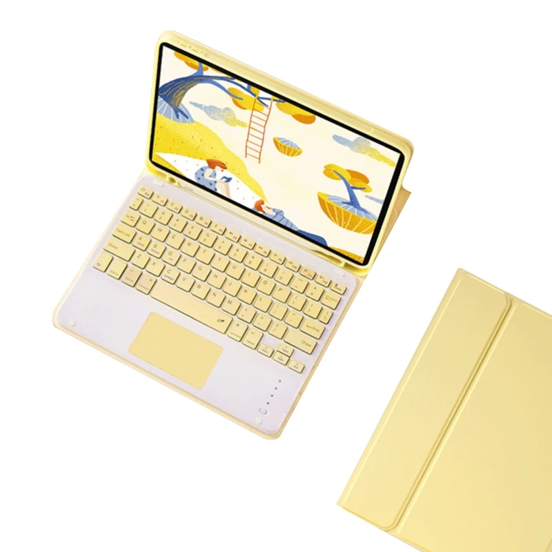 

For Air2 Pro9.7 2017 2018 Ultra Slim Cover Bluetooth Touchpad Keyboard Case 62KA