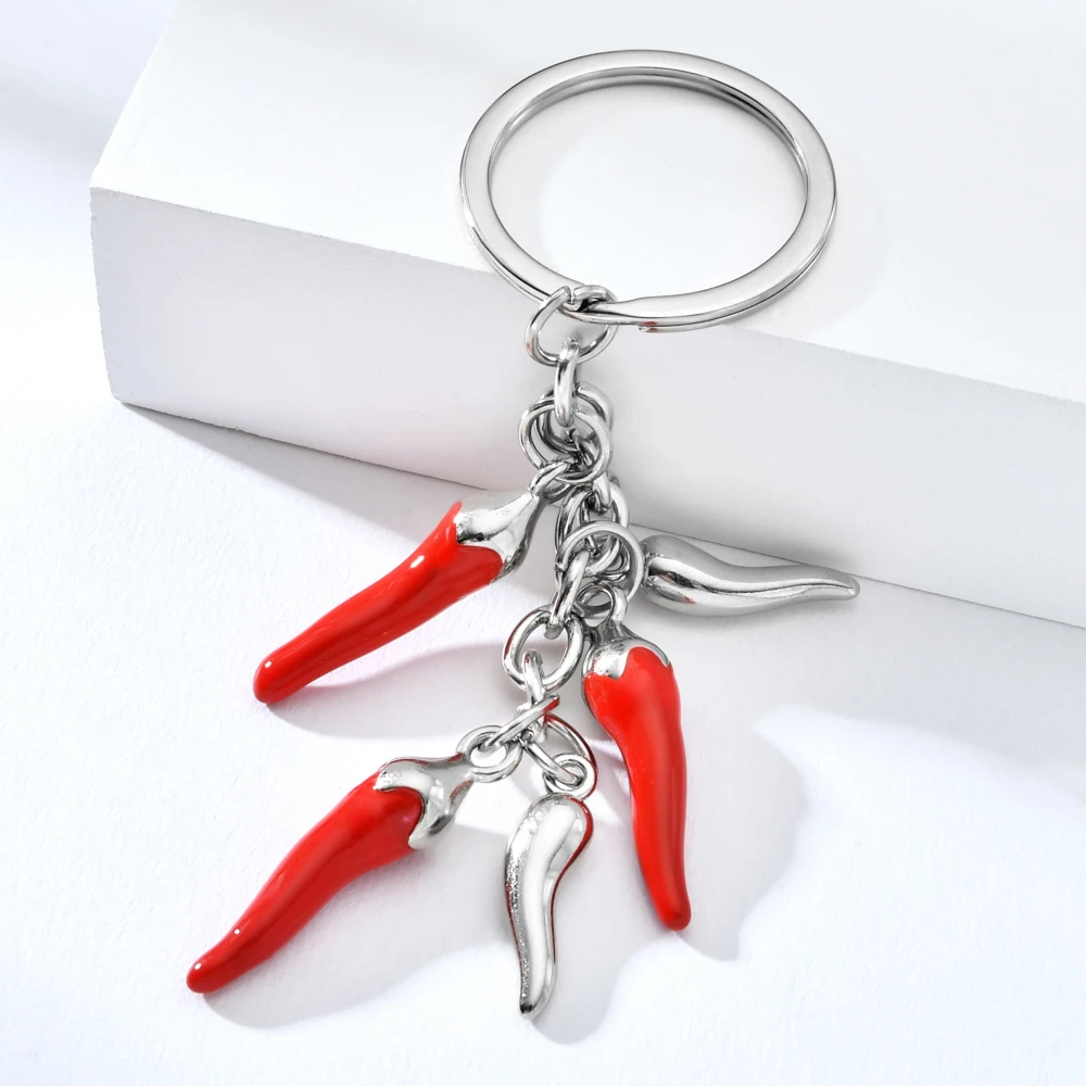 Vicney модный Chilli брелок для женщин и девочек, цинковый сплав, брелок для женщин, сумка, автомобильный брелок для ключей, ювелирный подарок