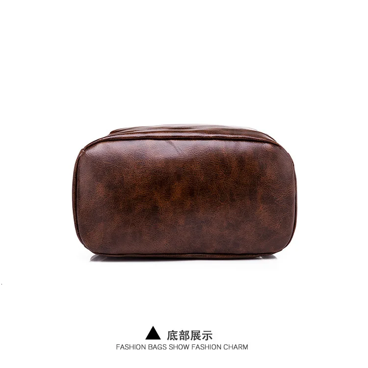 Vintage School Bags For Teenagers Teenage Girls Mochila Feminina Backpacks Leather Women Backpack Girl Schoolbag Bagpack