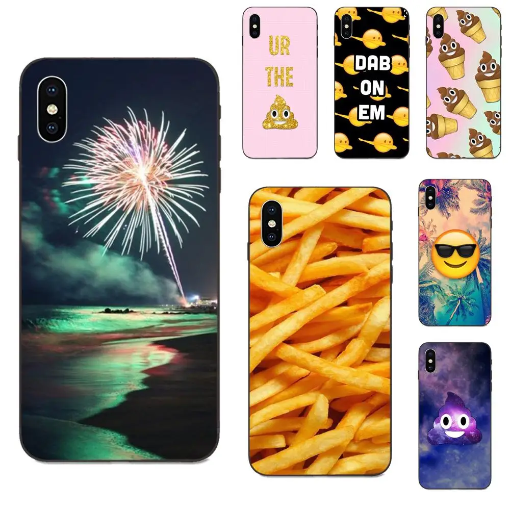 

For Apple iPhone 4 4S 5 5S SE 6 6S 7 8 Plus X XS Max XR Soft Cell Phone Cover Case Boss Bitch Mode On Pink Shit Emoji Art