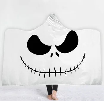 

Zombie bride elements Character Hooded Blanket Adult colorful child Sherpa Fleece Wearable Blanket Microfiber Bedding style-4