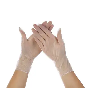 

100Pcs Food Grade Disposable Gloves Health Latex Gloves Food Cleaning Universal Household Garden Cleaning Gloves Home Cleaning