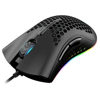 

Lightweight Wired Gaming Mouse with 13 Lighting Modes, 7-Button Programmable USB Gaming Mouse, Suitable for PC Gamers