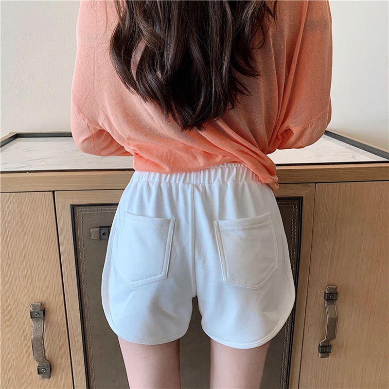 Summer Women High Waist Slim Sweatpants Hot Pants Comfortable Female All-match Casual Shorts Women's Trendy Yoga Short Pant new hooters shorts