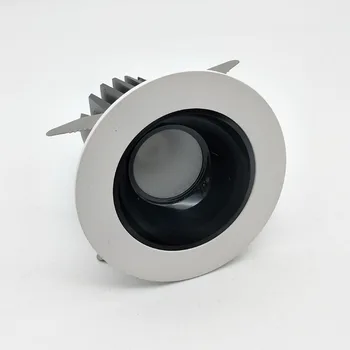 

103mm anti-glare 20w recessed led down light 75mm cut hole