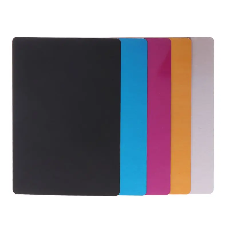 

10Pcs/Lot Blanks Laser Mark Engraved Metal Smooth Business Visiting Name Cards Aluminium Alloy Business Card