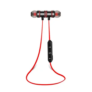 

Bluetooth Wireless Headphones Sports Stereo Magnet Earbuds With MIC Earphones Headsets For iPhone Android smart phones