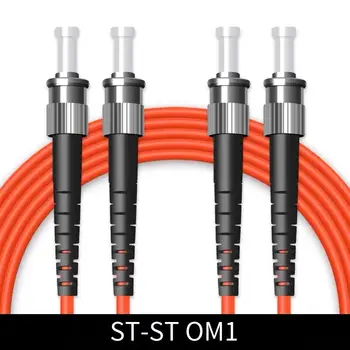 

5pcs/lot Multimode LC-LC fiber patch cord Fiber Patch Cable UPC LC-ST MM Optical Fiber jumper Duplex OM2 2M