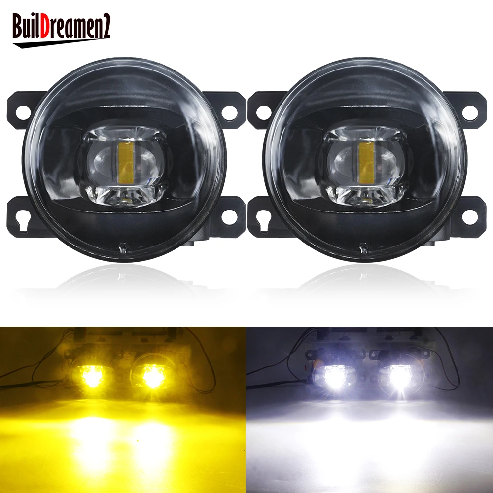 2 X Led Fendinebbia Paraurti Anteriore Auto Fendinebbia 30W 8000Lm 12V Per Renault Duster Clio Megane Scenic Twingo Trafic Kadjar Lodgy Kwid