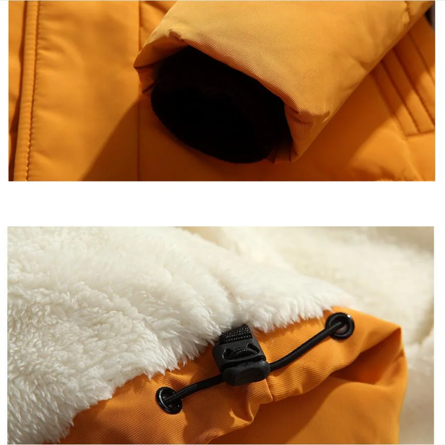 40 градусов морозостойкая русская зимняя куртка MaleTop качественный воротник из натурального меха толстый теплый белый утиный пух мужское зимнее пальто
