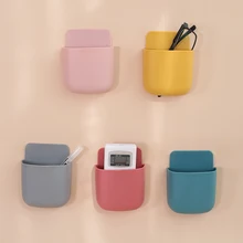 

New Holder Remote Control Storage Box Living Room Wall Mounted Holder Mobile Phone TV Remote Control Stand Holder Box Organizer