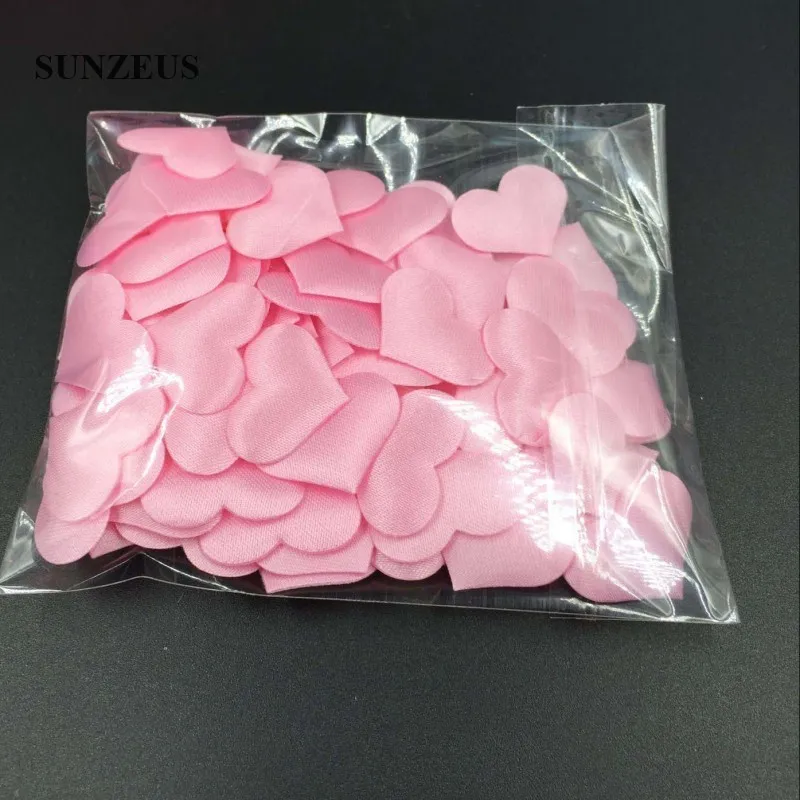 pink 2 см маленькое сердце конфетти цветок лепестки 3D Губка Свадебные лепестки свадебный аксессуар вечерние украшения 1000 шт/1 лот SJ012 - Цвет: pink