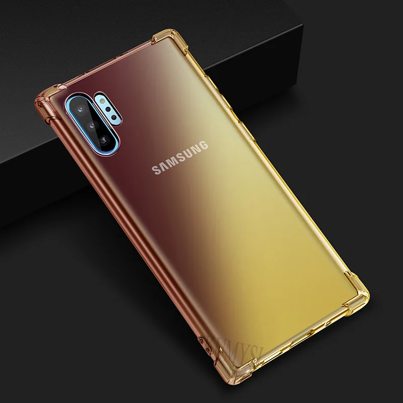 Градиент подушка безопасности для Чехлы для samsung Galaxy S9 S8 S10 A6 A8 плюс A10 A20 A30 A40 A50 A60 A70 M10 M20 M30 Note 8, 9, 10, крышка - Цвет: 6