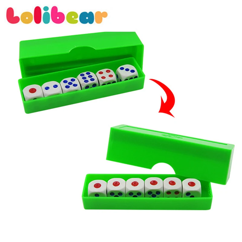 Gimmick-Prop-Toy Dices Prediction Flash-Change Magic-Tricks Online-Instruction Magia