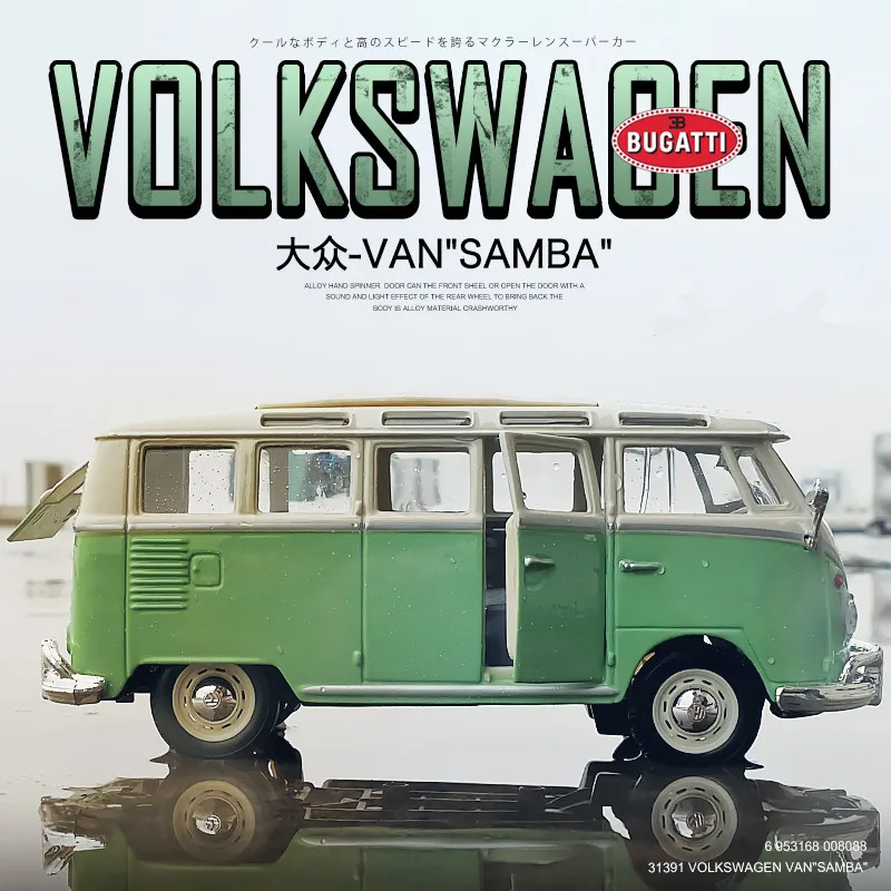 Искусственная модель автомобиля Maisto 1:25 Volkswagen VAN SAMBA | Игрушки и хобби