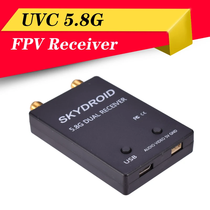 SKYDROID Mini 5 8G FPV приемник двойной антенны UVC видео Downlink OTG для VR Смартфон Android