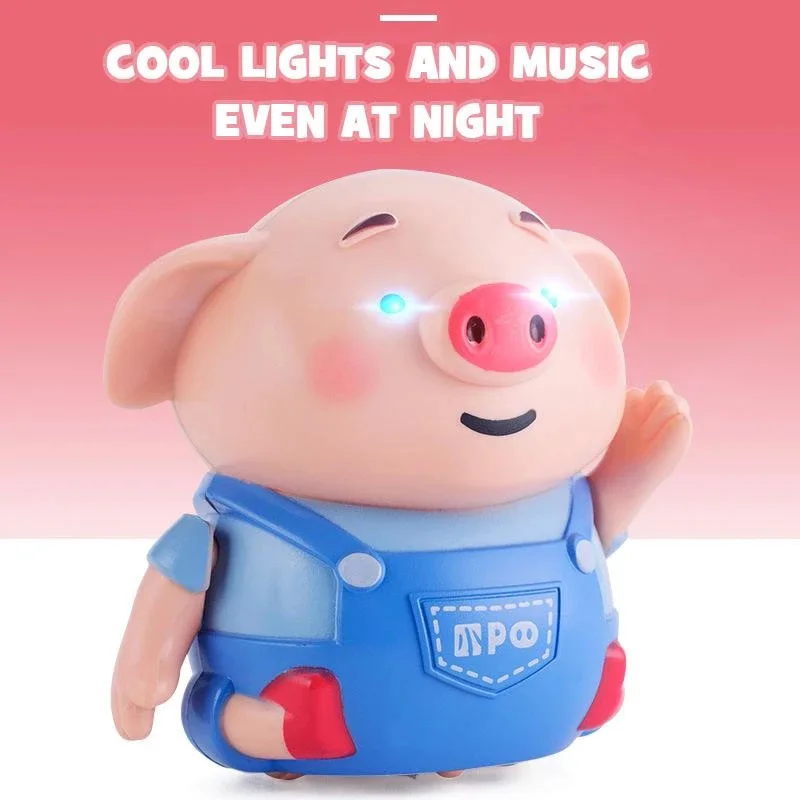 

Educational Pen Inductive Toy Pig Christmas Toy Follow Any Drawn Line Pen Inductive Cute Pig PAK55
