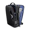 WILLIAMPOLO Backpack For Teenagers Fashion Microfiber Fit 17.3 Laptop Luxury Backpack For Boys School Bags Black PL207208 3