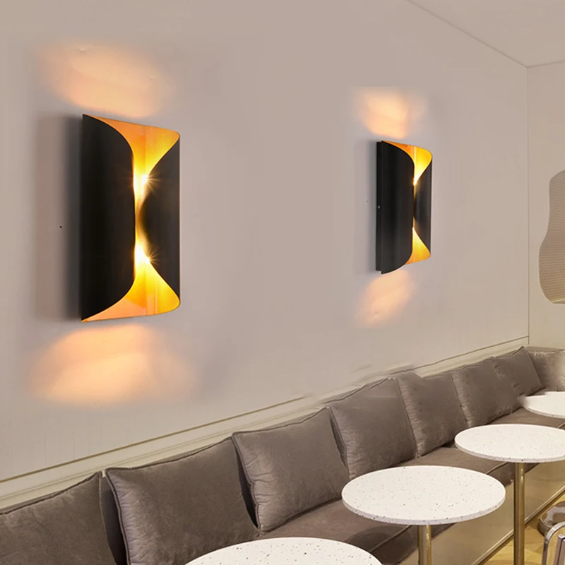 

Promotion! Modern Minimalist LED Aluminum Lamp Bedside Lamp Wall Lamp Room Bathroom Mirror Light Direct Creative Aisle