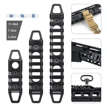

3-7-11 Slots Rail Base Segment Picatinny Weaver Keymod Military Mount Airsoft Quality Aluminum Handguard Section for Hunting