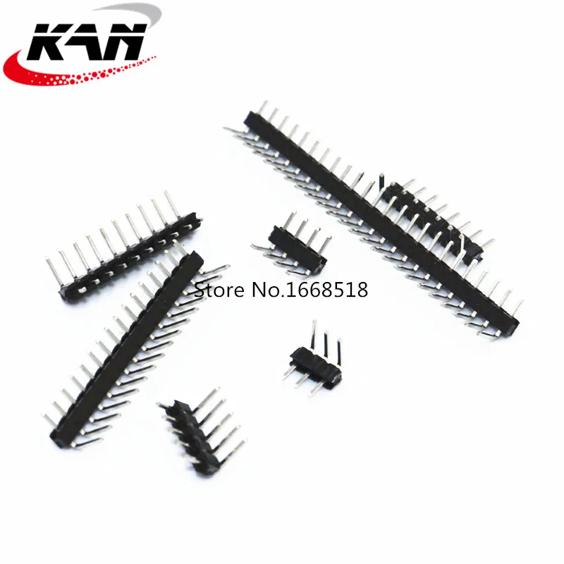 2.0mm 2.0 Single Row Right angle Male Breakaway PCB Board Pin Header Connector Pinheader 3p 4p 5p 6p 8p 10p 40p | Обустройство дома
