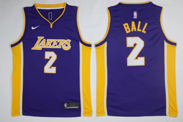 Серый LeBron James Lonzo Ball Кайл Kuzma Brandon Ingram Kobe Bryant баскетбольные майки - Цвет: Серый