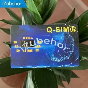 

Support IOS13 Q-SIM 5 for iphone 5/5c/5s/6/6p/6s/7/7p/8/8p/x latest automatic 3G 4G 5G Support Dual Sim Card Adapter 10pcs/lot