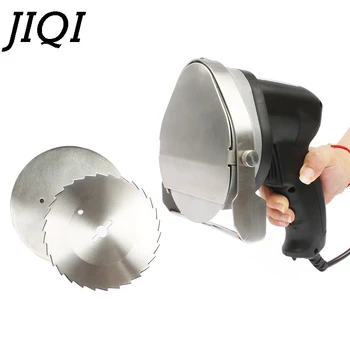 JIQI Electric Kebab Slicer Doner Knife Shawarma Cutter handheld Roast Meat cutting machine Gyro Knife 220-240V 110V Two blades