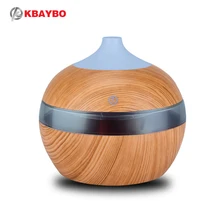 

KBAYBO USB 300ml Aroma Air Humidifier Aromatherapy Wood Grain 7 Color LED Lights Electric Essential Oil Aroma Diffuser