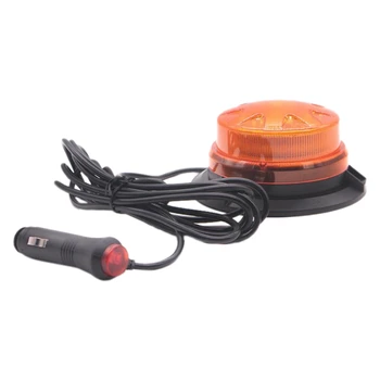 

NEW-12V/24V High Intensity LED Beacon net Mount Low Profile Compact Strobe Flashing Emergency Warning Light