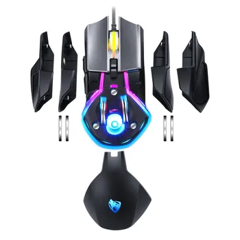 

New LED Gaming Mouse Mice V11 Professional Wired RGB Ergonomic Game Mouse For PC Computer