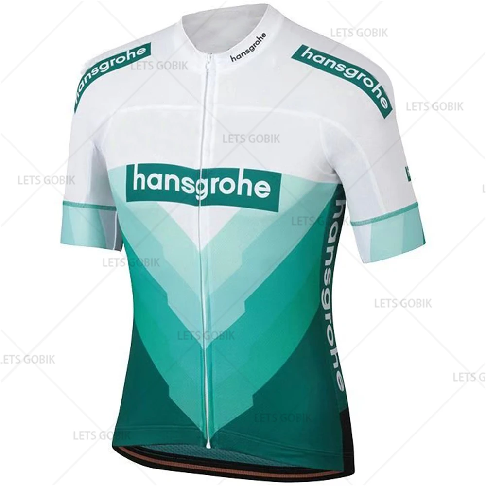 Boraing Hansgrohe велосипедная футболка с коротким рукавом, велосипедная рубашка, одежда для велосипеда, одежда Ropa Ciclismo, летняя одежда