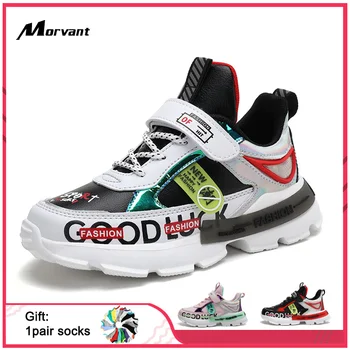 

Kids Sneakers Graffiti Children's Shoes Non-slip Boys Girls Sneakers PU leather Kids Travel Shoes Waterproof Sport Footwear