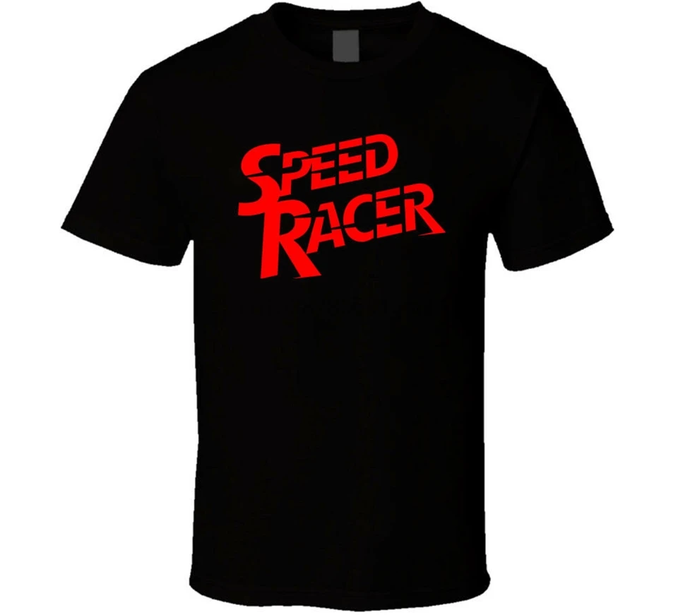 Новая футболка с логотипом Speed Racer Vinatge черно белая мужская бесплатная доставка