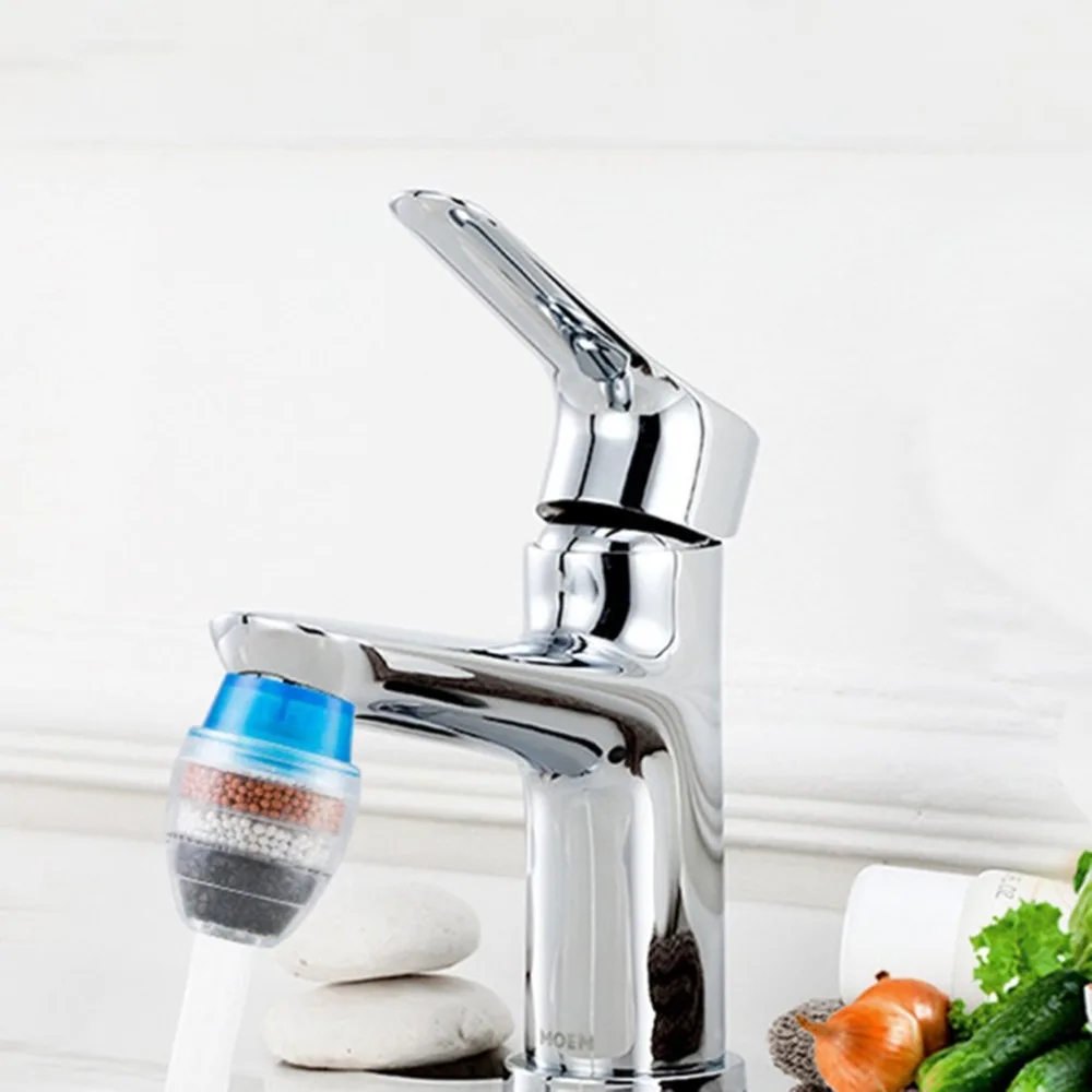 Faucet Filter Splash Proof Tap Nozzle Water Purifier Medical Stone Magnetized Water Filter Kitchen Tool