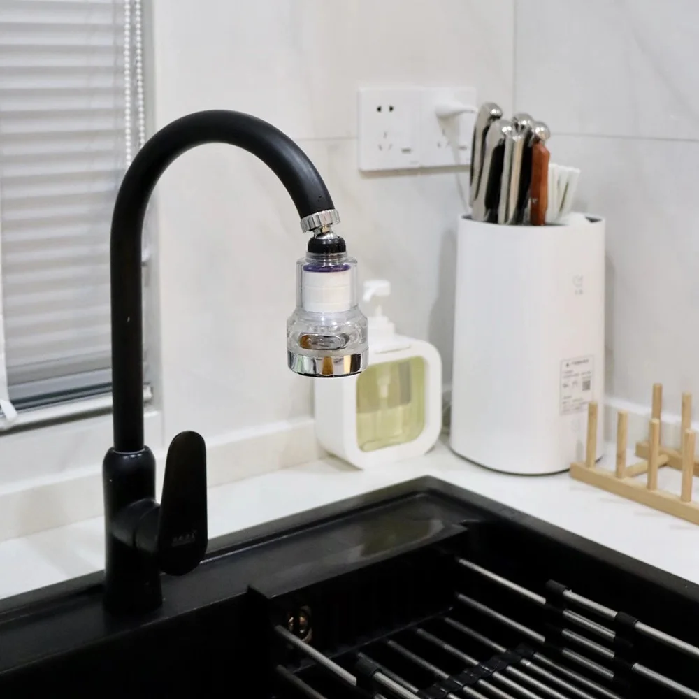 3 Model 360 Rotatable Splash Proof Water Saving Kitchen Sink Mixer Tap Diffuser Faucet Aerator With PP Cotton Filter kitchen faucet two model stream sprayer nozzle single handle pull out mixer hot and cold water taps deck mounted