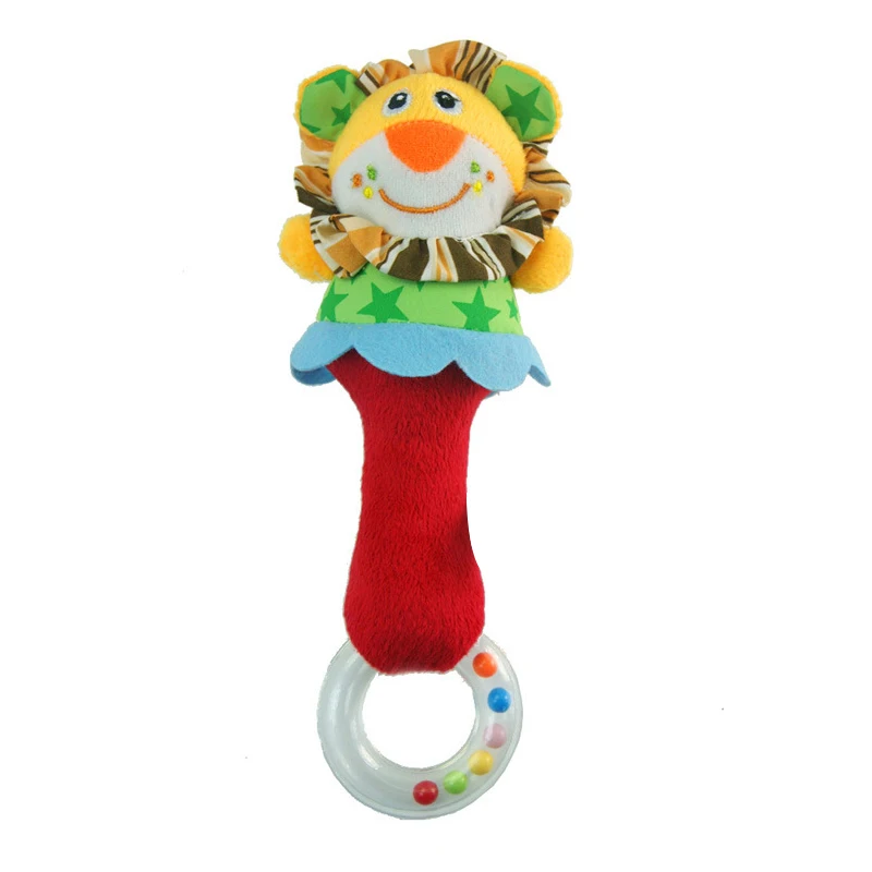 2 Months-3 Years Baby Toys Rattles Mobile Cute Animal Plush Toy Baby Newborn Infant Educational Soft Toys For Children Toddler