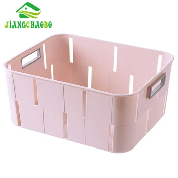 

1Pcs Durable Bathroom Kitchen Accessories Storage Organization Storage Basket Rectangular Storage Box Hollow Out Storage Basket