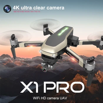 

4K HD APP Control 2-axis Gimbal Indoor Outdoor Gift Portable With Camera RC Drone Altitude Hold 50 Times Zoom GPS Navigation